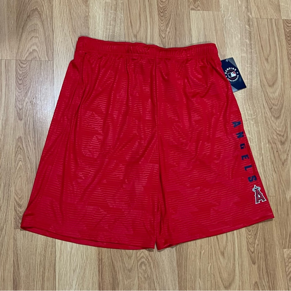 Anaheim LA Angels Men’s Size Large Majestic Shorts